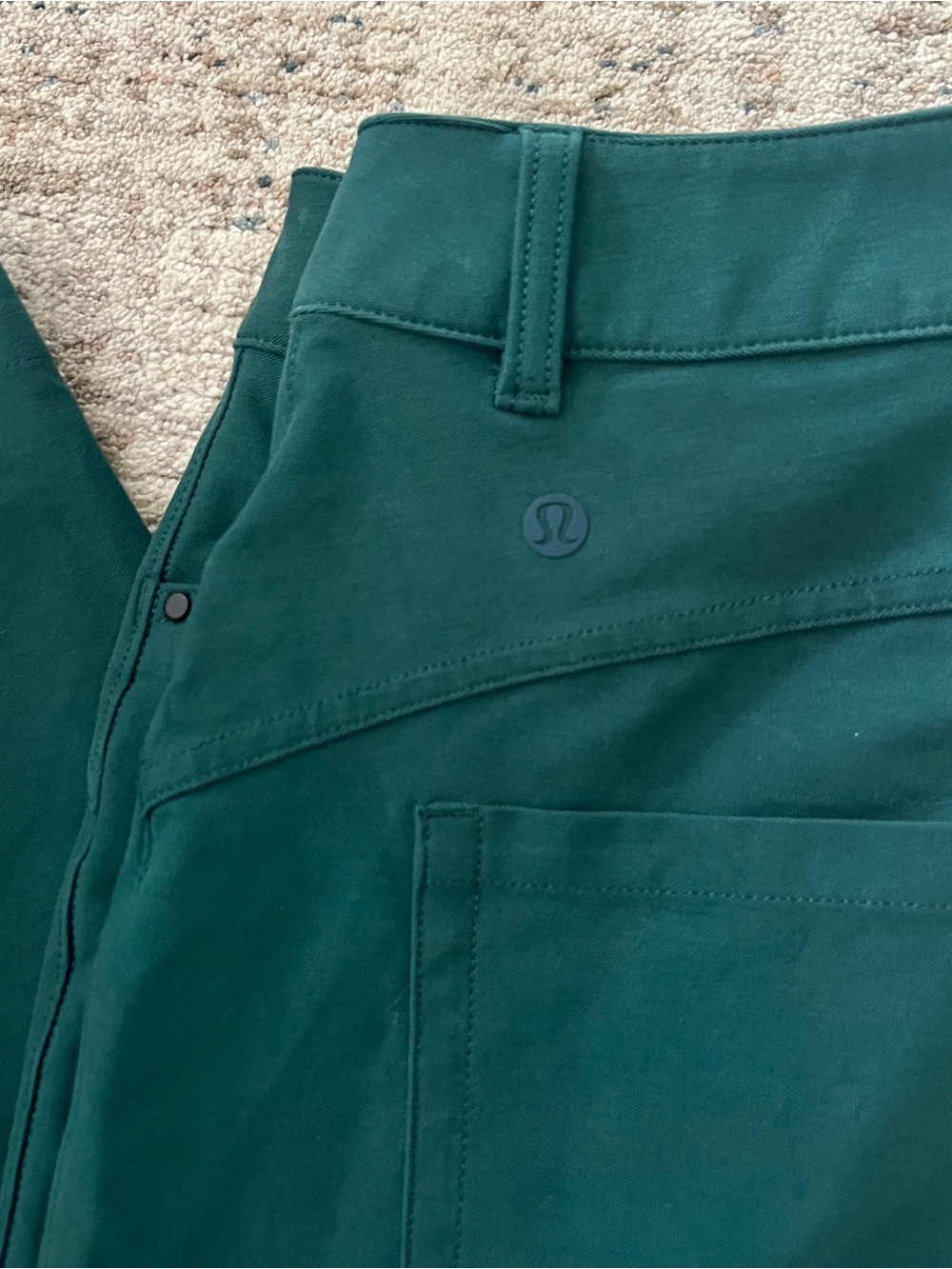 Lululemon City Sleek High-Rise Wide Leg Pants Women’s 26 Teal Green - Picture 3 of 6